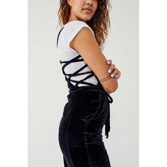 🎉LAST CHANCE🎉 NWT Free People 90s Forever Overalls / Black - Picture 8 of 9